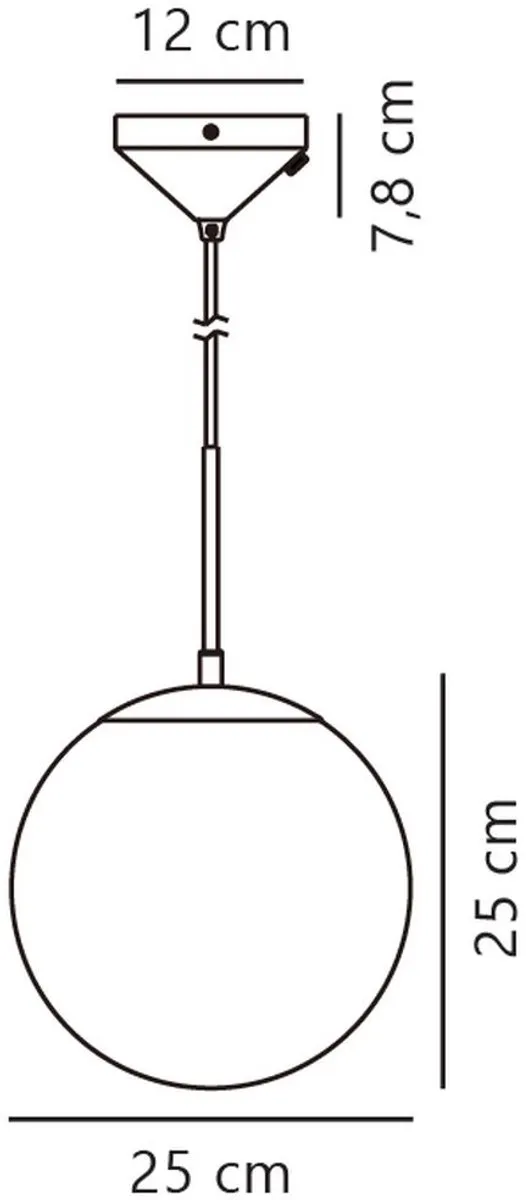 Nordlux Grant 25 Hanglamp - Messing - Ø35cm
