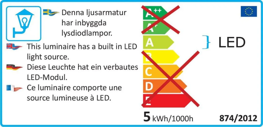 Konstsmide Potenza Wandlamp Buiten LED 4W - Antraciet