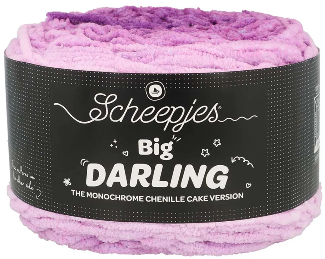 Scheepjes Big Darling Monochrome Cake 422 Eggplant