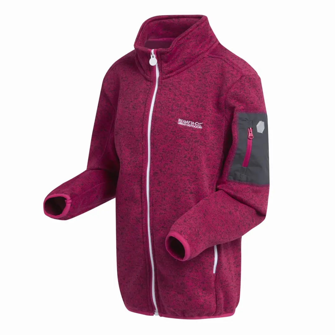 Regatta Newhill Fleece Kinderen - Roze - afbeelding 3 van 6