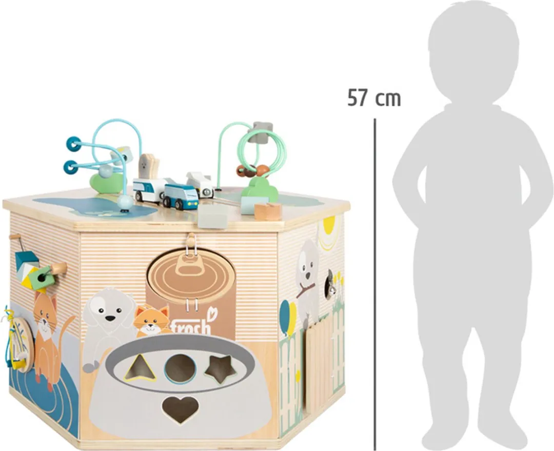Small Foot XXL Activiteitenkubus Dieren - Meerkleurig - afbeelding 6 van 6
