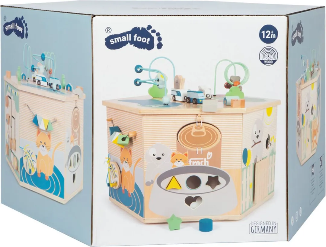 Small Foot XXL Activiteitenkubus Dieren - Meerkleurig