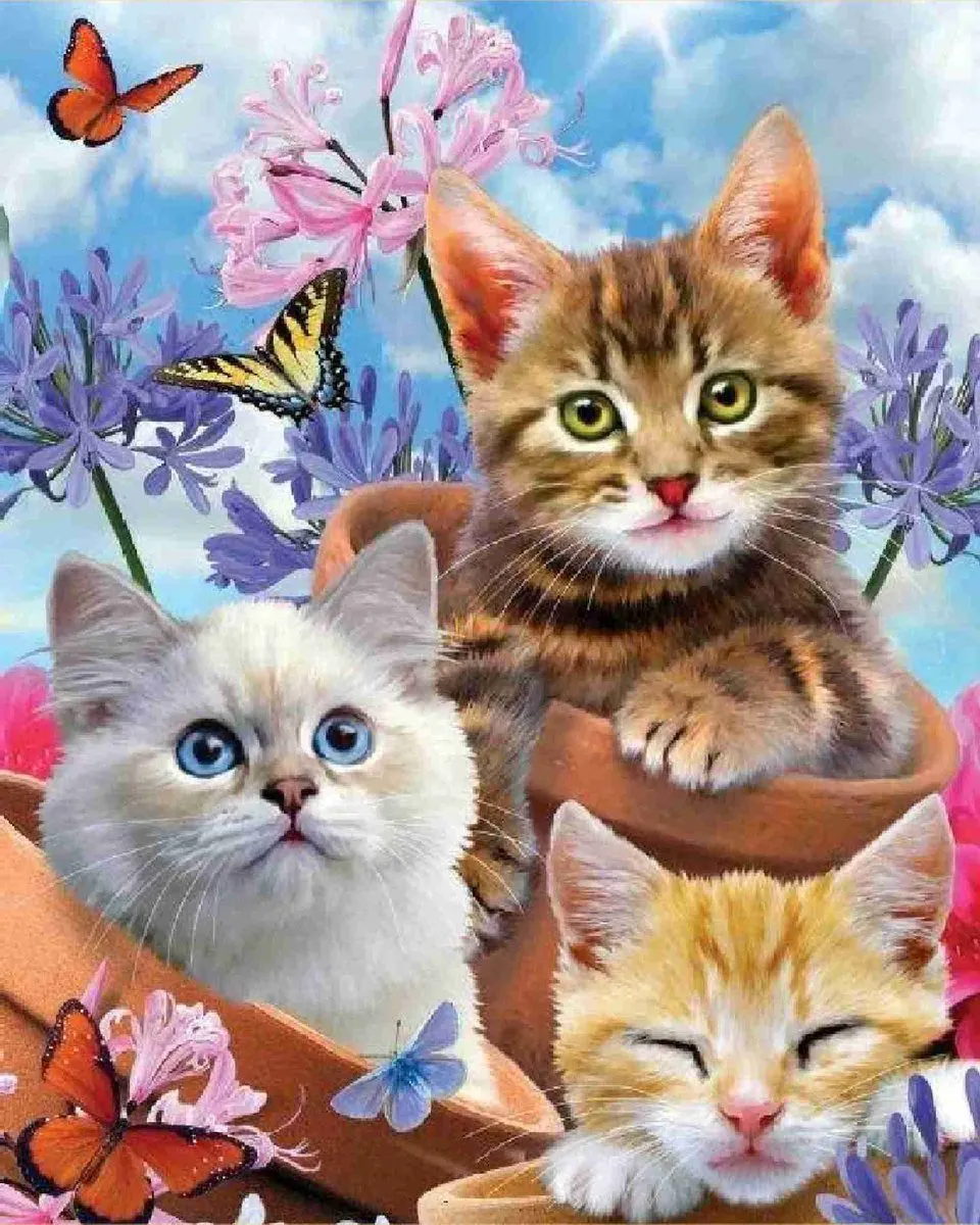 VDTOYS DIAMOND Painting VDTD266 Katten