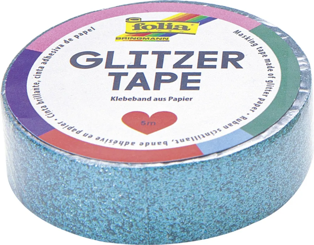 Folia Deco Plakband Glittertape 15mm x 5m