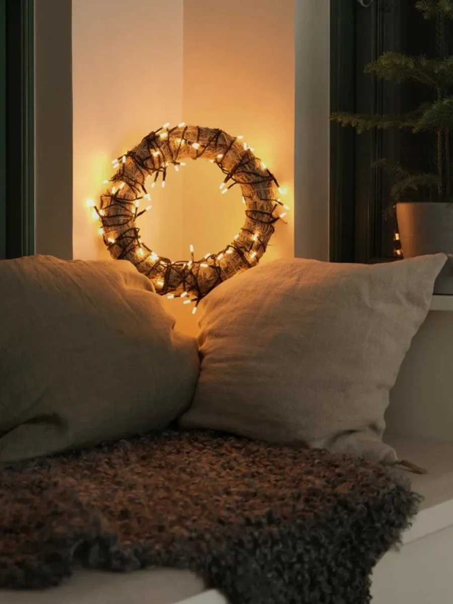 Konstsmide Kerstboomverlichting 100 LED 15m - Warm wit - Groen snoer