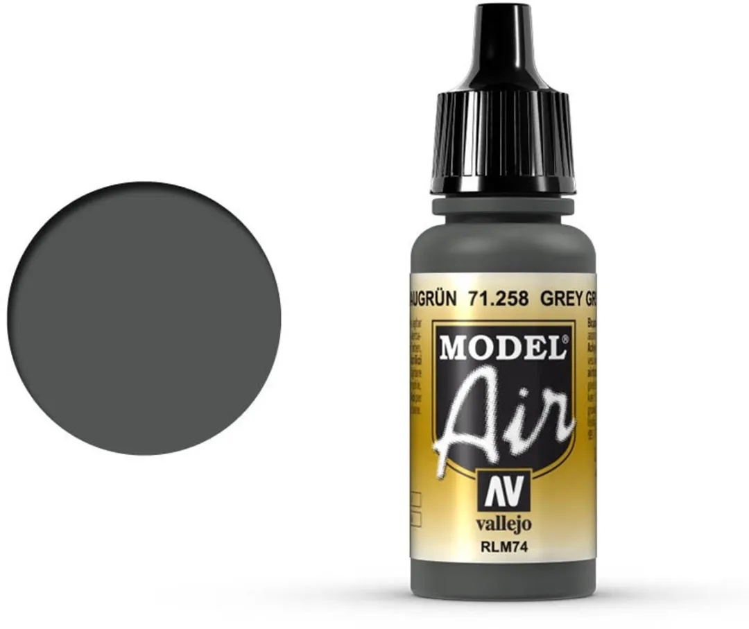 Vallejo Model Air Grey Green RLM74 Acrylverf 17ml
