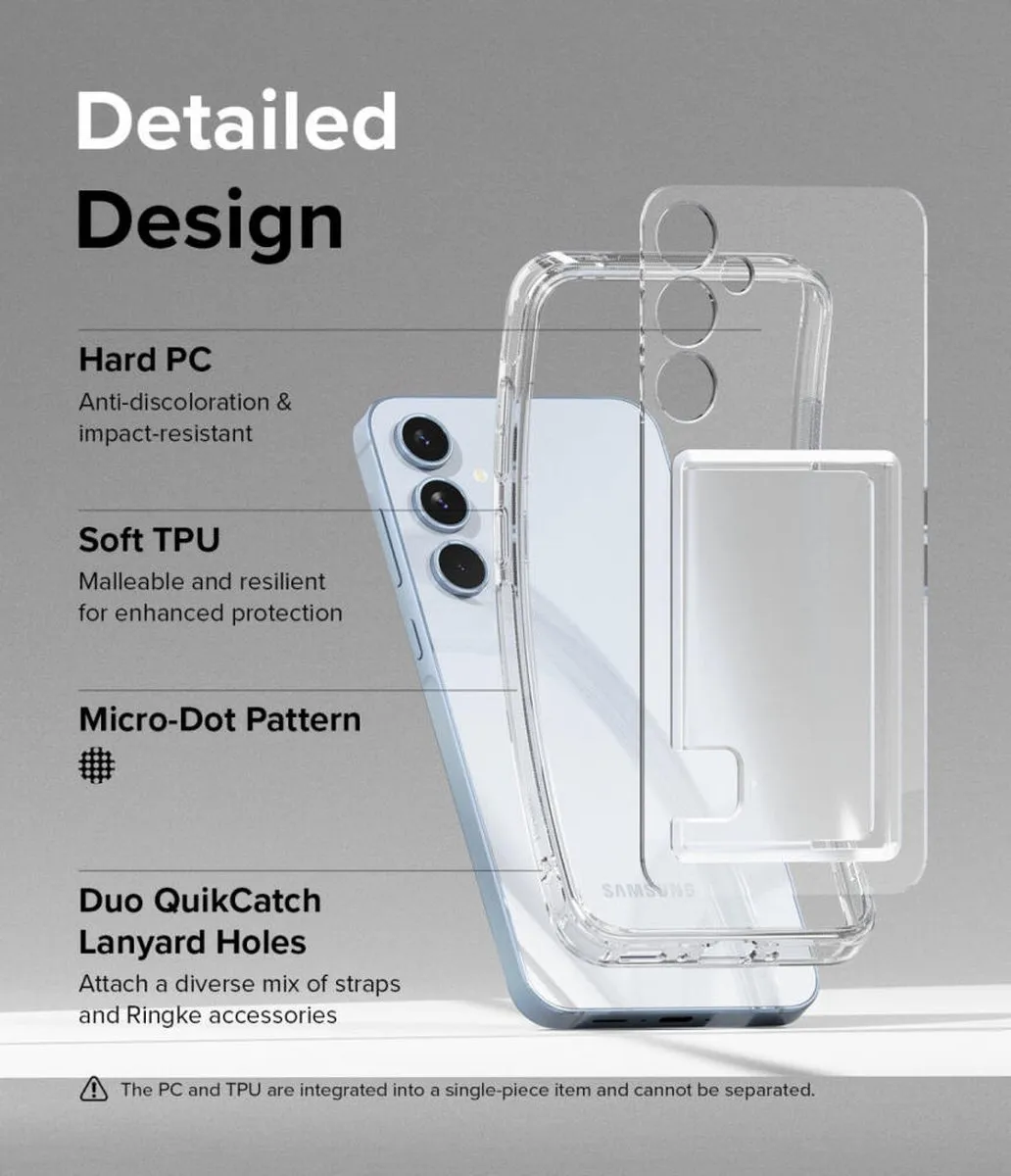 Ringke Fusion Card Hoesje Samsung Galaxy A35 - Transparant - afbeelding 6 van 6