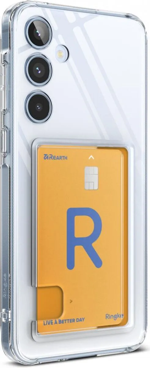 Ringke Fusion Card Hoesje Samsung Galaxy A35 - Transparant