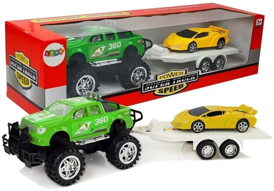 Lean Toys Set Voertuigen Sportwagens en Off-road