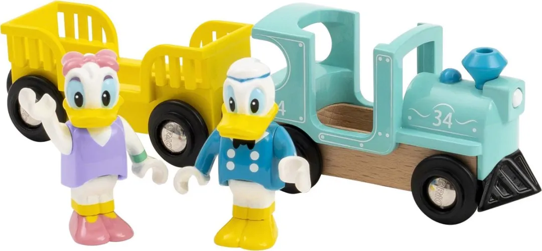 BRIO Donald & Daisy Duck Trein 32260 - 2 Figuren - Meerkleurig