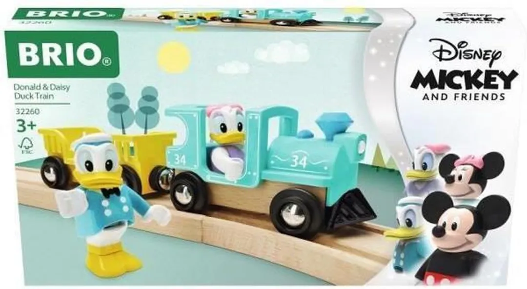 BRIO Donald & Daisy Duck Trein 32260