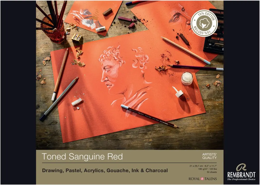 Rembrandt Toned Sanguine Tekenpapier A4 180g