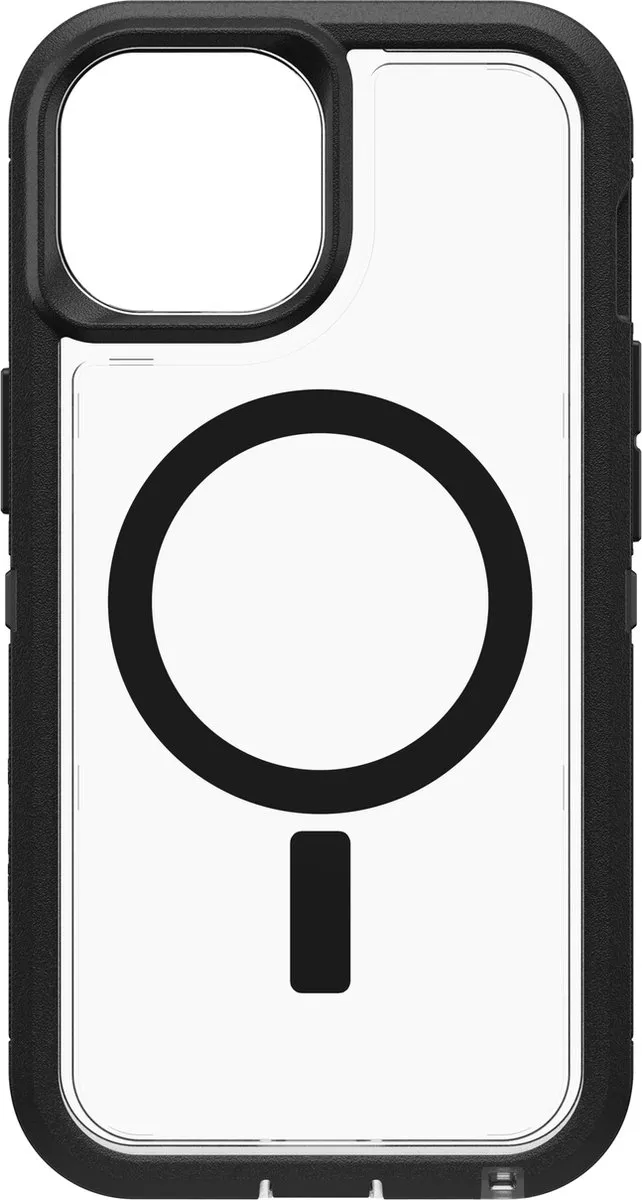 OtterBox Defender XT Case 77-93336 - iPhone 15 - MagSafe - Zwart/Transparant - afbeelding 2 van 6