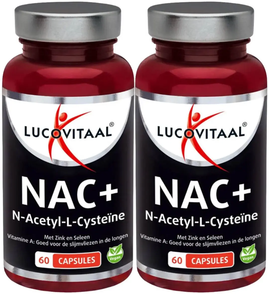 Lucovitaal Nac+ 2x 60 capsules - afbeelding 5 van 5