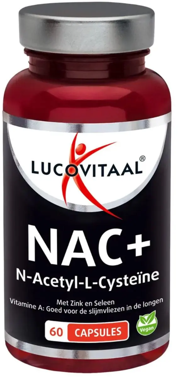 Lucovitaal Nac+ 2x 60 capsules - afbeelding 4 van 5