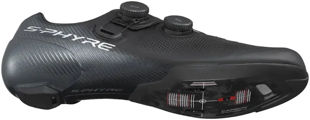 Shimano RC903 S-PHYRE Brede Racefietsschoenen - Zwart - 46 - afbeelding 6 van 6