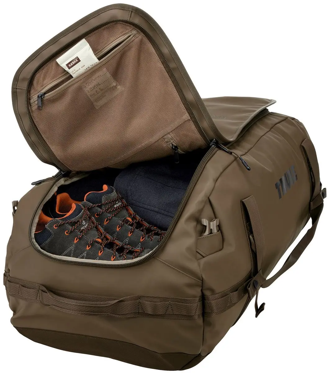 Thule Chasm Recycled Duffel 90L - Deep Khaki - afbeelding 6 van 6