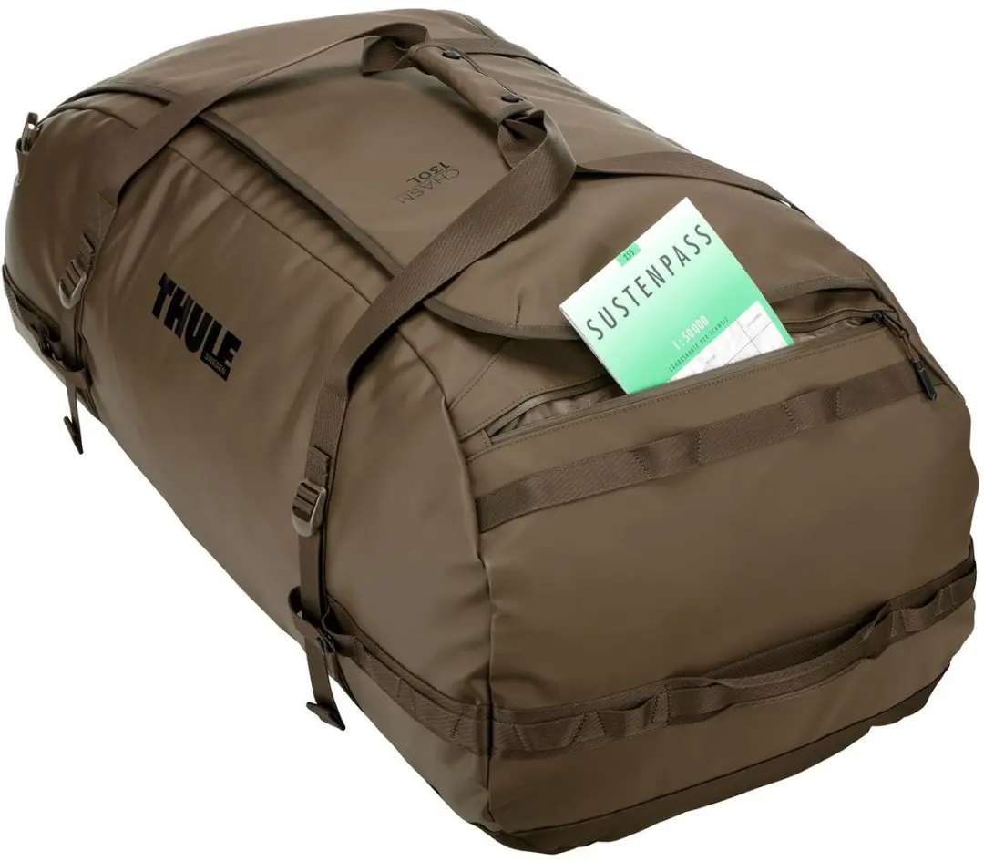 Thule Chasm Recycled Duffel 130L - Deep Khaki - afbeelding 4 van 6