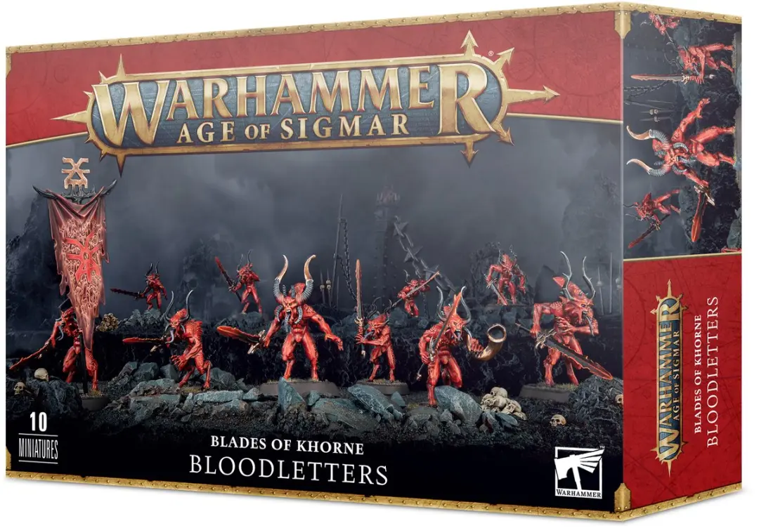 Games Workshop Daemons of Khorne Bloodletters - 10 Stuks