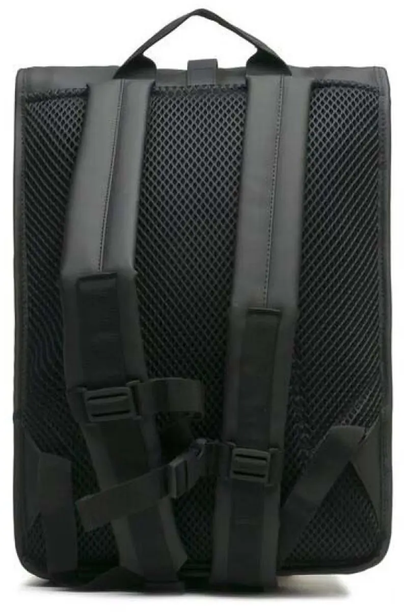 Rains Rolltop W3 Rugzak - 13L - Zwart - afbeelding 6 van 6