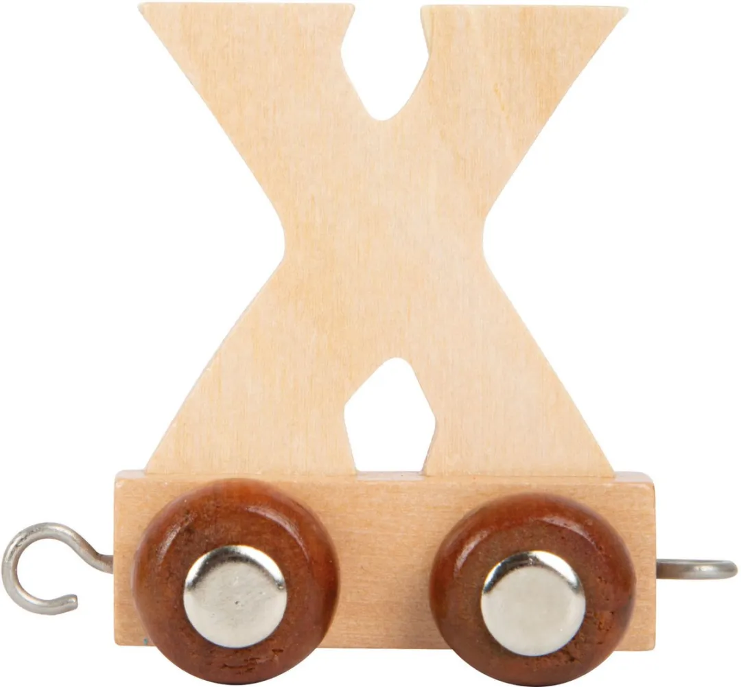 Small Foot Houten Lettertrein 7483 - Naturel