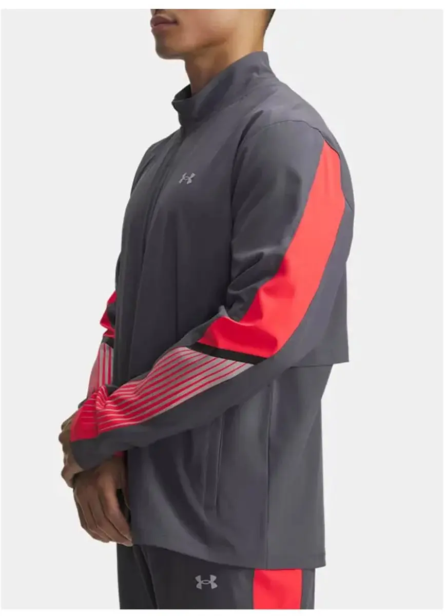 Under Armour Velociti Storm Track Suit Jas - Grijs - XXL - afbeelding 4 van 6