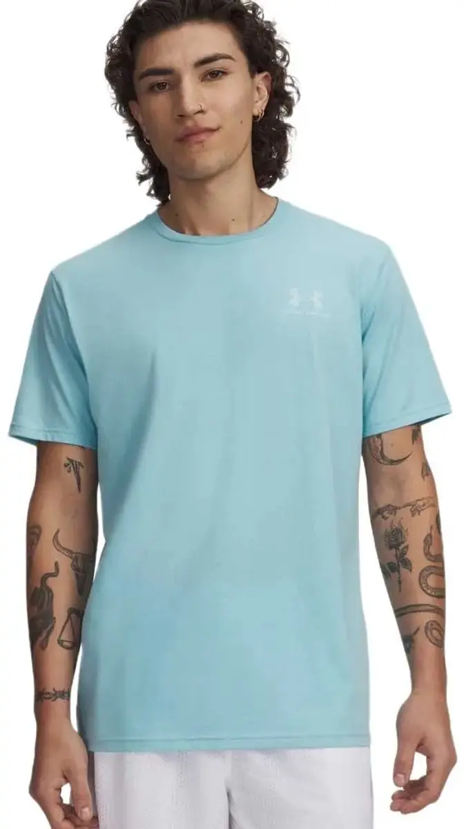 Under Armour Sportstyle Lc T-shirt Met Korte Mouwen Blauw M / Regular Man