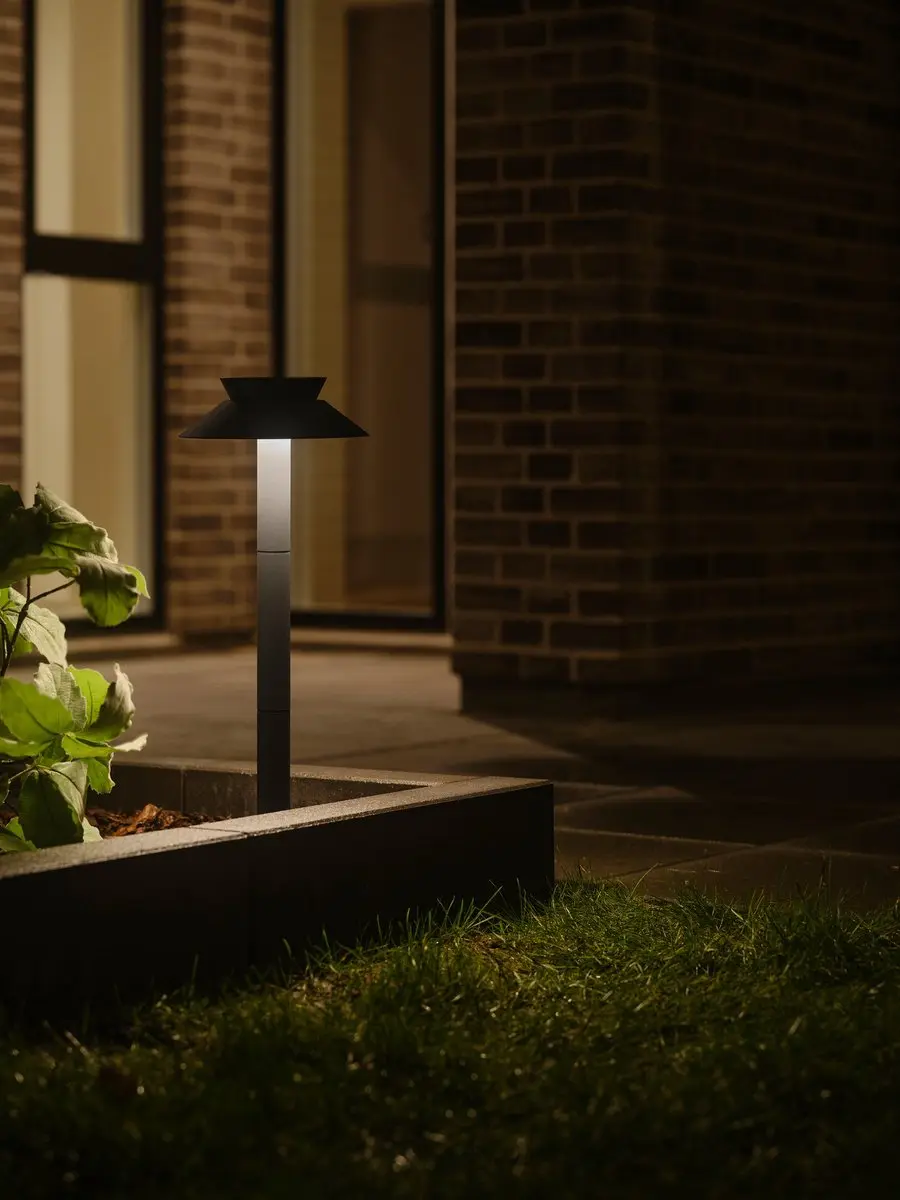 Nordlux Justina LED Tuinlamp - 5W - IP44 - Antraciet - afbeelding 5 van 5