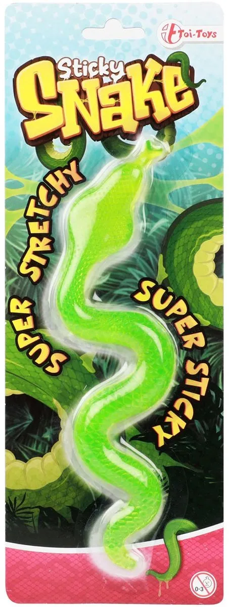 Toi-Toys Kleverige Cobra Slang 35265Z - Diverse Kleuren