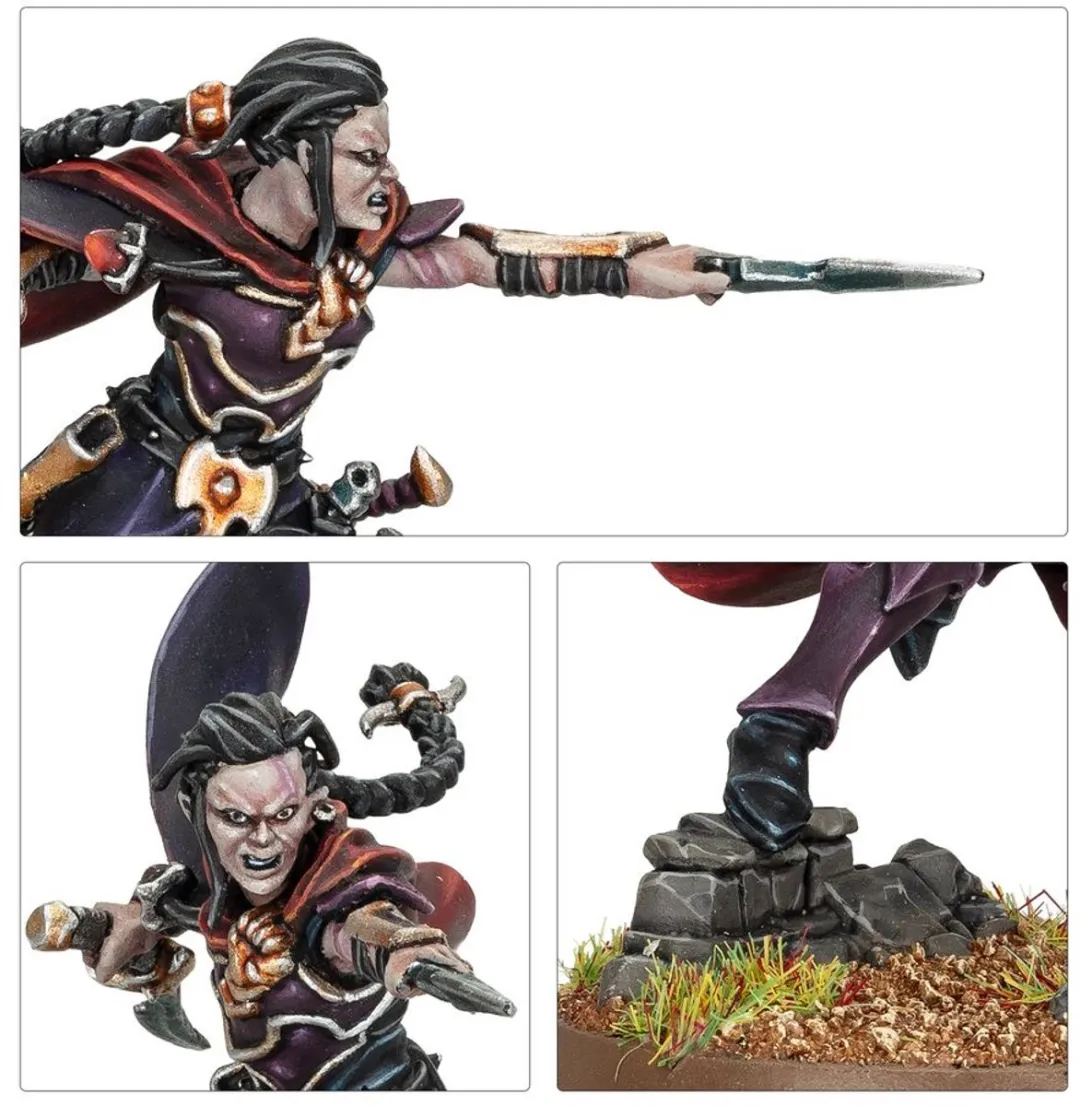 Games Workshop Warhammer Age of Sigmar Maleneth Witchblade - 10 Onderdelen
