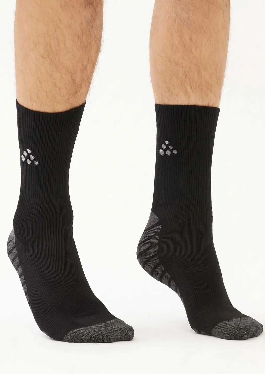 Craft Progress Anti Slip Mid Gripsokken - Zwart - 34/36 - afbeelding 5 van 5