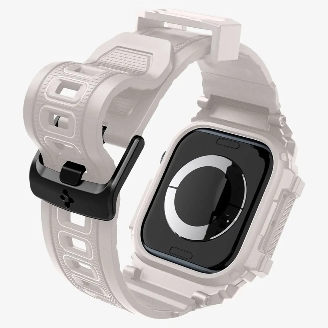 Spigen Rugged Armor Pro Hoesje Apple Watch 11/Series 10 46mm - Beige