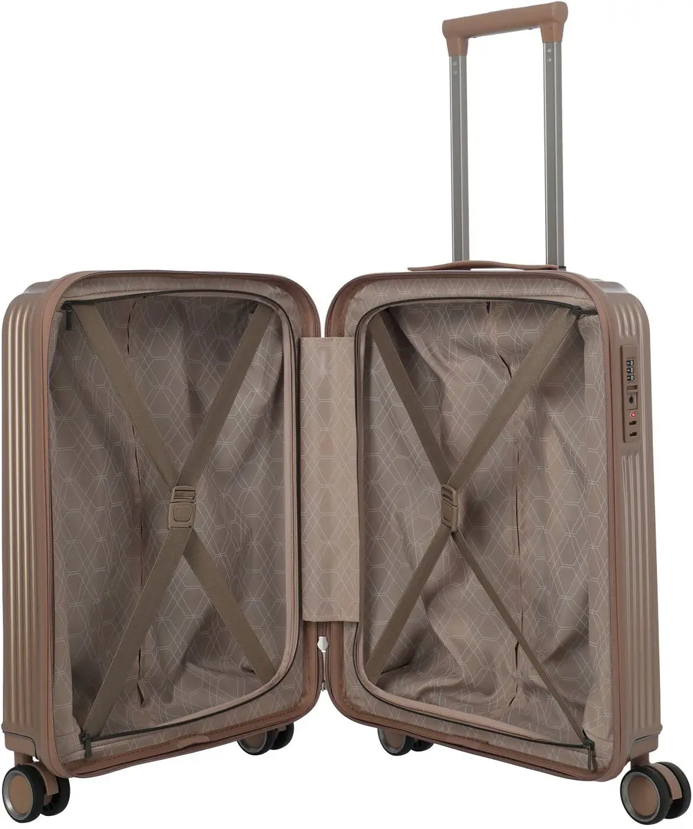 Travelite Paros 4W Trolley - 37L - Cappuccino - afbeelding 4 van 6