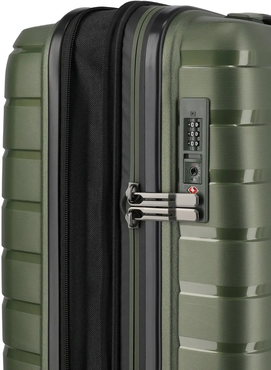 Travelite Air Base S Cabinekoffer - 4 Wielen - 50L - Olive - afbeelding 5 van 6