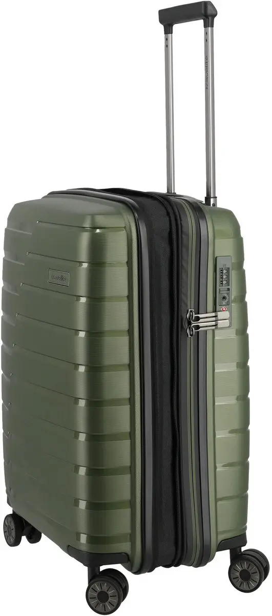 Travelite Air Base S Cabinekoffer - 4 Wielen - 50L - Olive - afbeelding 6 van 6