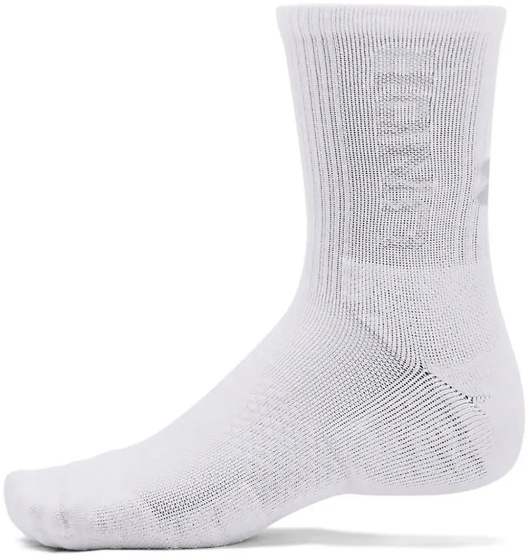 Under Armour 3-Maker Halfhoge Sokken - 3x - Wit XL - afbeelding 4 van 6