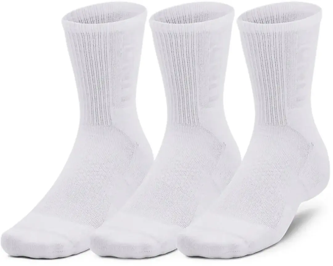 Under Armour 3-Maker Halfhoge Sokken - 3x - Wit XL - afbeelding 6 van 6