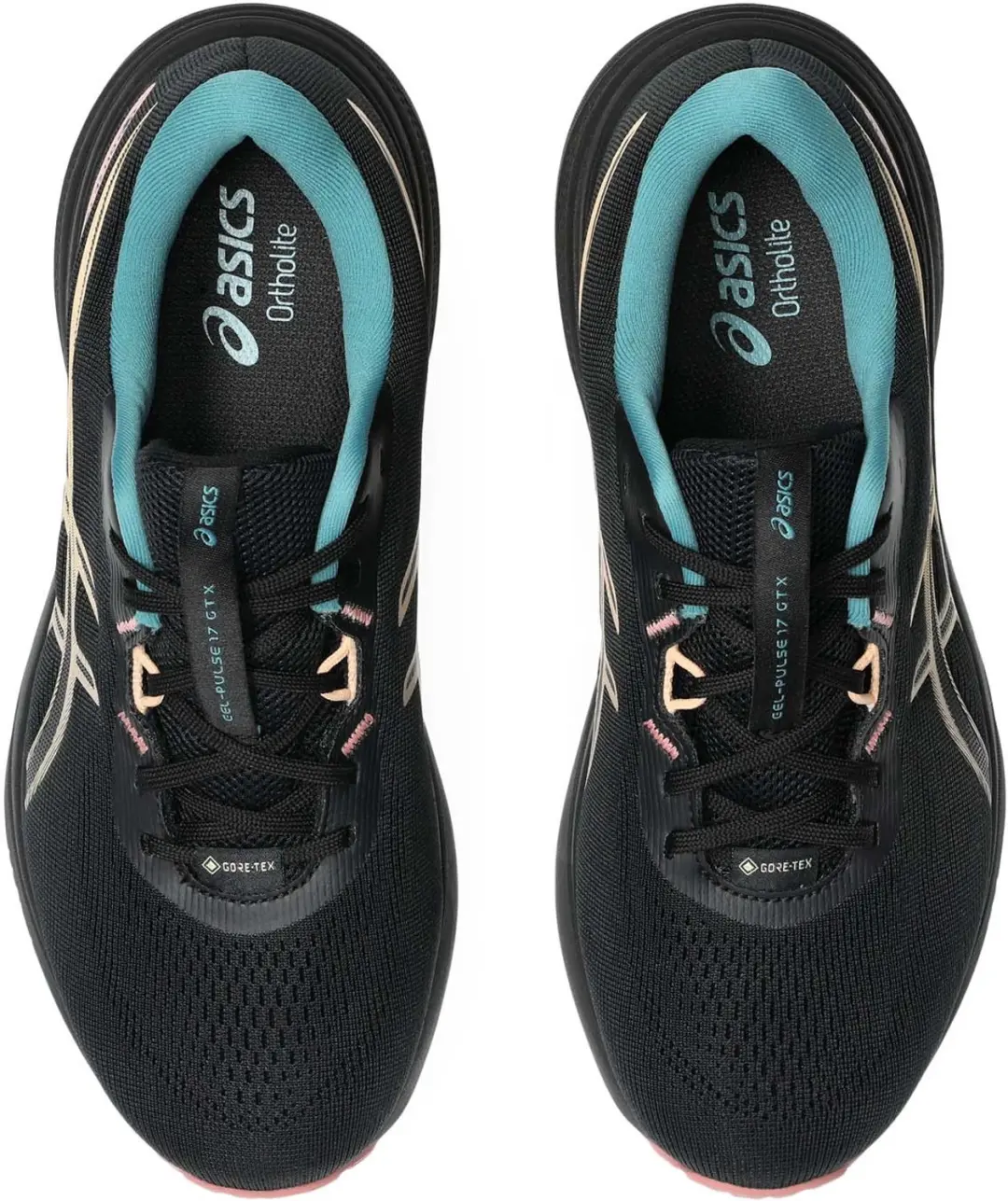 ASICS Gel-Pulse 17 GTX Dames Hardloopschoenen - Zwart - afbeelding 2 van 6