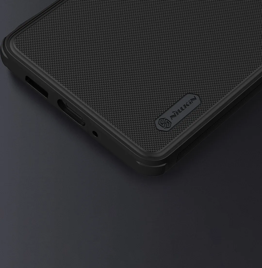 Nillkin Frosted Shield Pro Case Samsung Galaxy A73 - Zwart - afbeelding 5 van 6