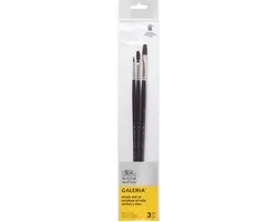 Winsor & Newton Galeria Acrylpenseel Set 3
