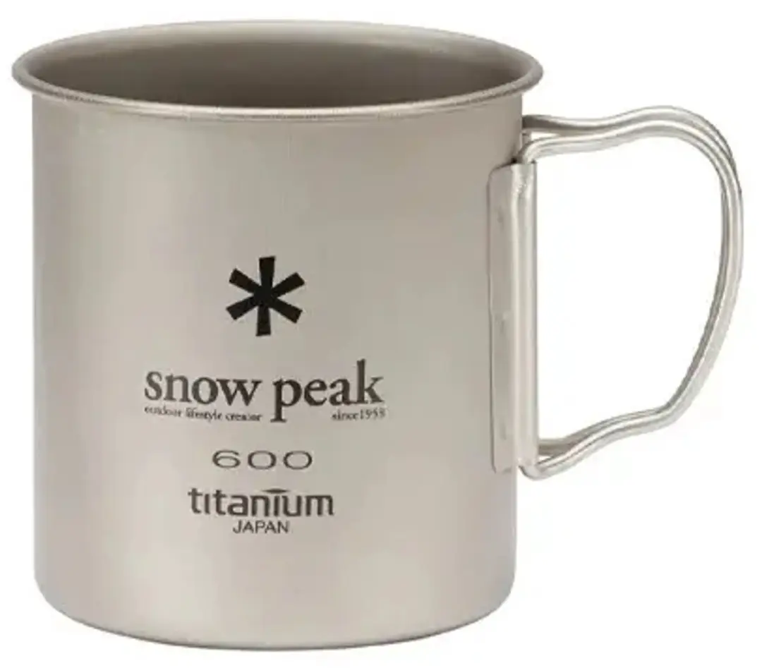 Snow Peak Titanium Mok 600ml - Enkele Wand - afbeelding 6 van 6