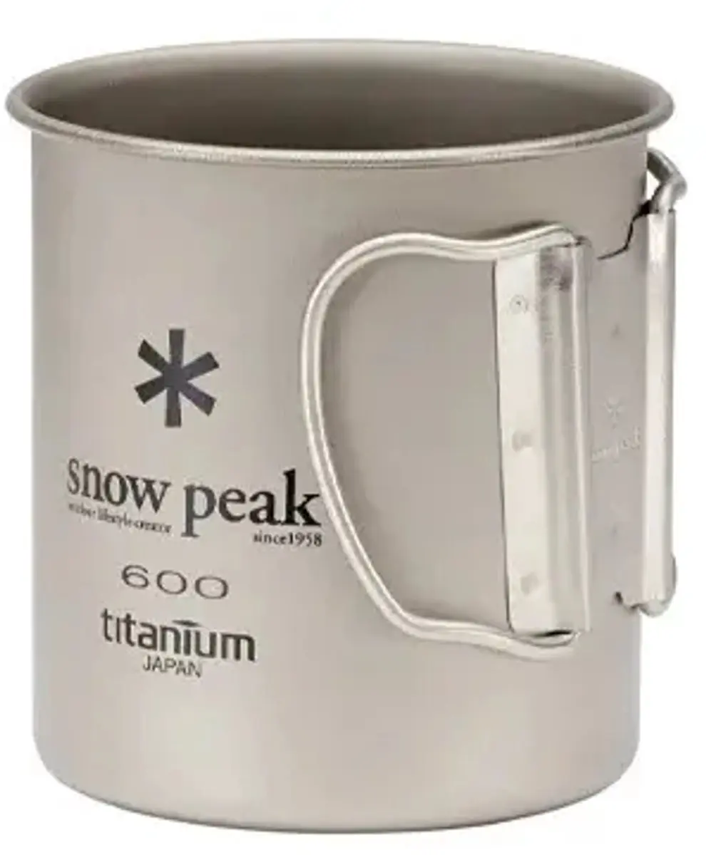 Snow Peak Titanium Mok 600ml - Enkele Wand - afbeelding 5 van 6