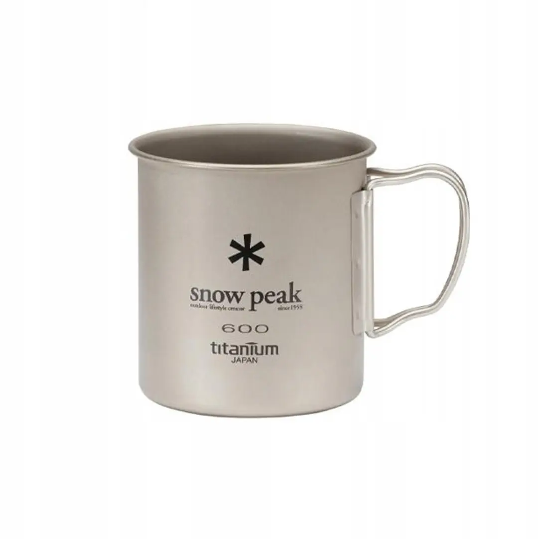 Snow Peak Titanium Mok 600ml - Enkele Wand - afbeelding 3 van 6