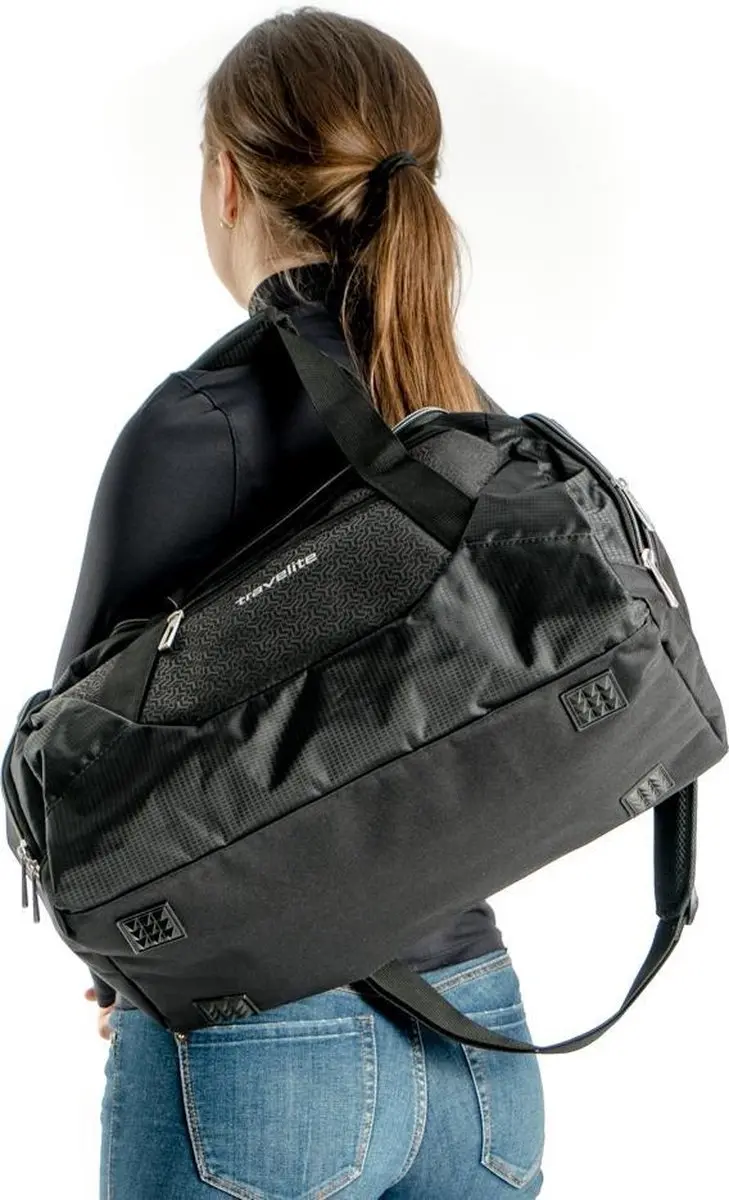 Travelite Kick Off Duffle S - 23 liter - Petrol Blue - afbeelding 6 van 6