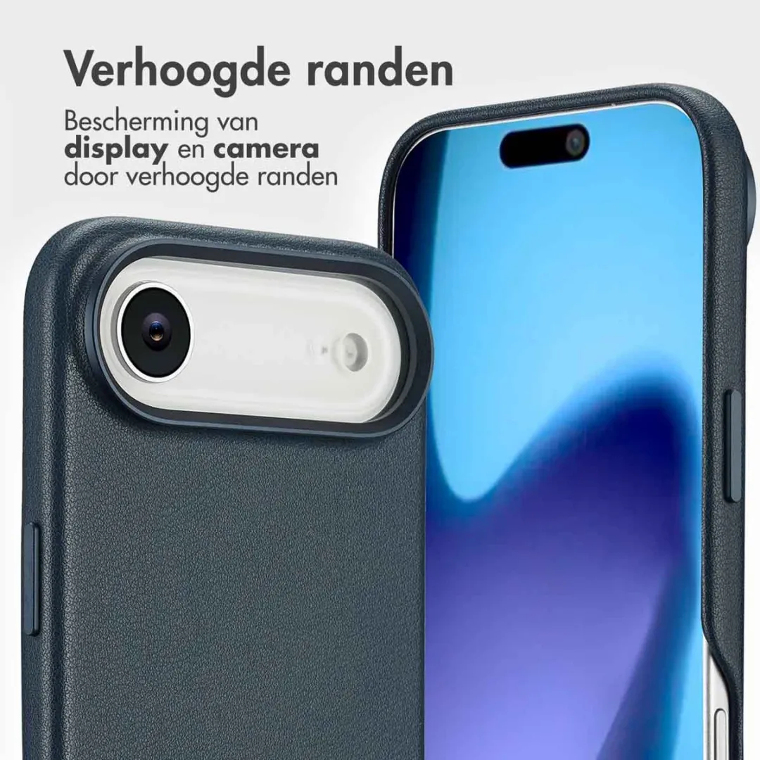 Accezz iPhone 17 Air Hoesje Bookcase 2-in-1 Nightfall Blue - 3 Pasjes
