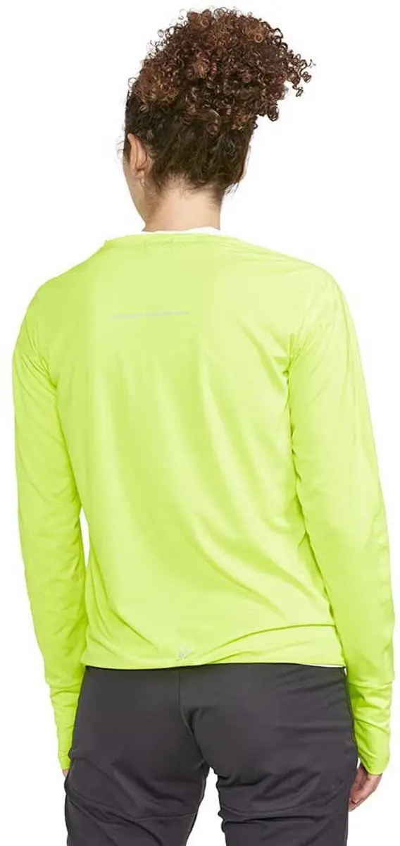 Craft Pro Hypervent Wind T-shirt Met Lange Mouwen Geel M Vrouw - afbeelding 2 van 4