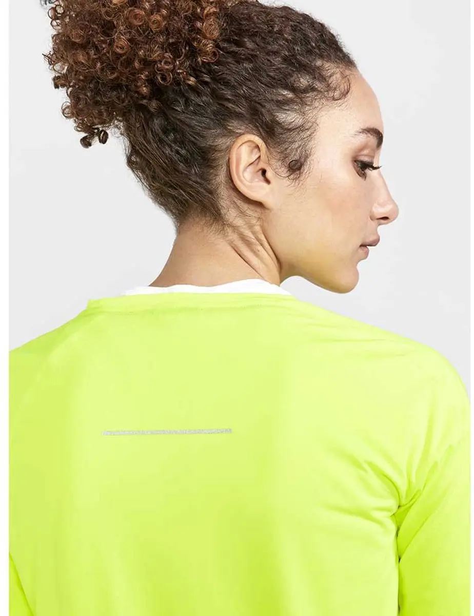 Craft Pro Hypervent Wind T-shirt Met Lange Mouwen Geel M Vrouw - afbeelding 3 van 4