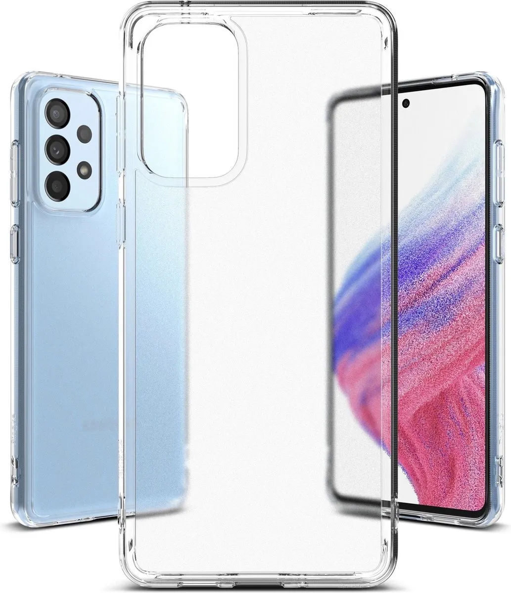 Ringke Fusion Matte Hoes Samsung Galaxy A73 - Transparant - afbeelding 3 van 6
