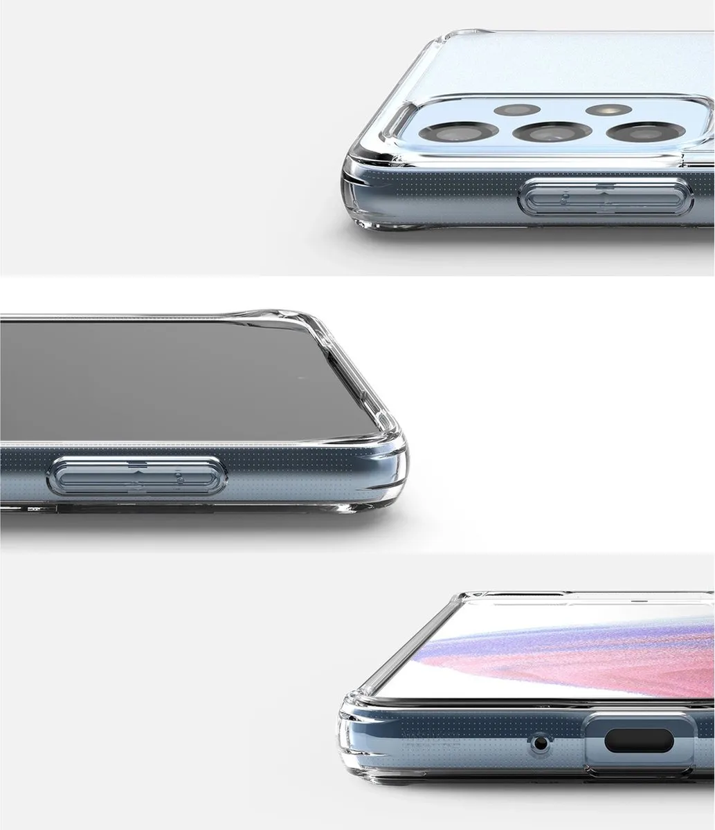 Ringke Fusion Matte Hoes Samsung Galaxy A73 - Transparant - afbeelding 5 van 6