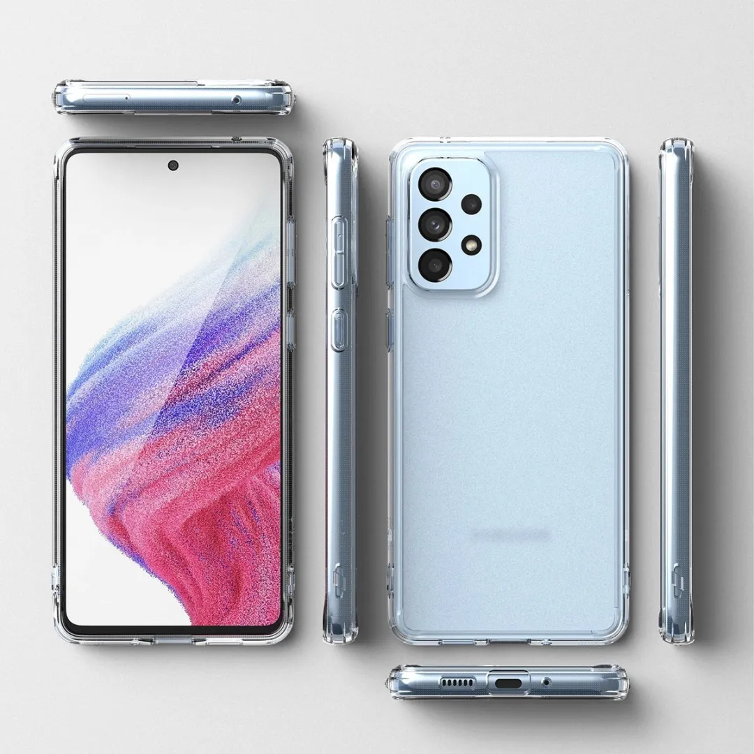 Ringke Fusion Matte Hoes Samsung Galaxy A73 - Transparant - afbeelding 6 van 6